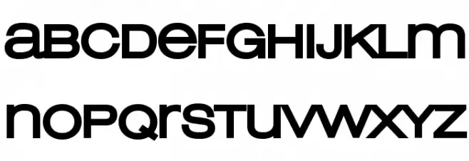 Lowvetica Ultra Bold Fuentes MINÚSCULAS
