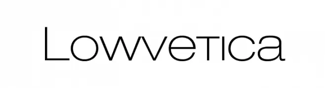 Lowvetica  Frei Schriftart Herunterladen