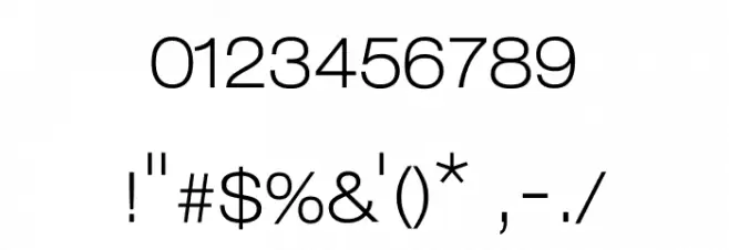 Lowvetica Font OTHER CHARS