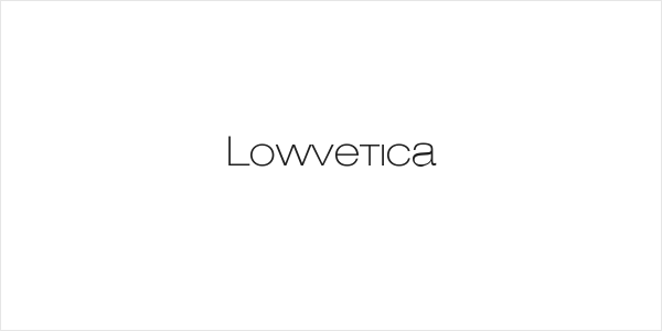 Lowvetica Logo