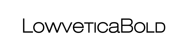 LowveticaBold  Descarca Fonturi Gratis