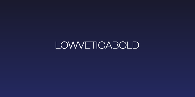 LowveticaBold Social Header