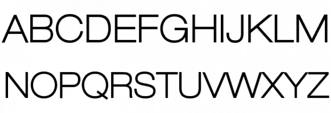 LowveticaBold Schriftart Groß