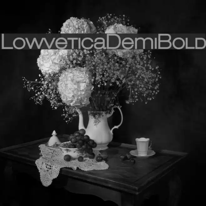 LowveticaDemiBold Example 2