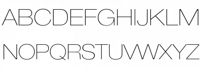LowveticaUltraThin Шрифта ВЕРХНИЙ