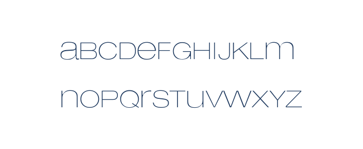 LowveticaUltraThin Lowercase