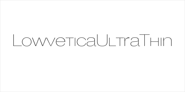 LowveticaUltraThin Logo