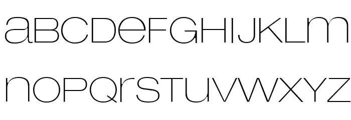 LowveticaUltraThin Font LOWERCASE