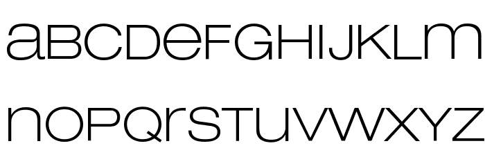 Lowvetica Font LOWERCASE