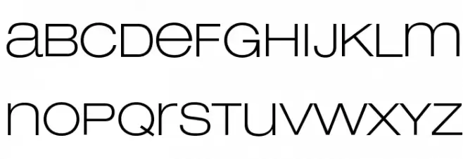 Lowvetica Schriftart Kleinbuchstaben