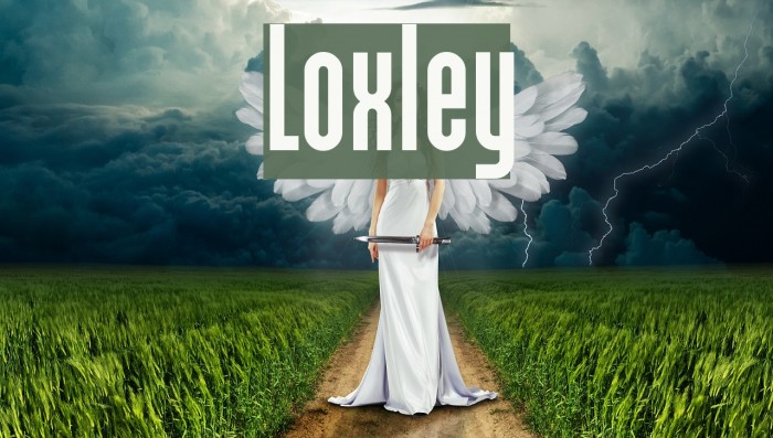 Loxley Font examples