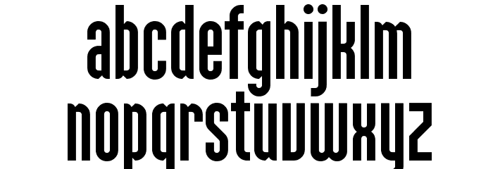 Loxley Font LOWERCASE