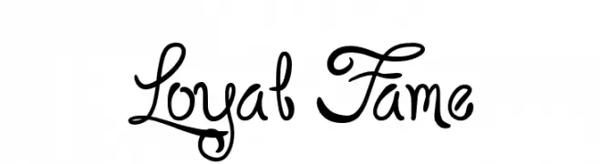 Loyal Fame  नि: शुल्क फ़ॉन्ट्स डाउनलोड