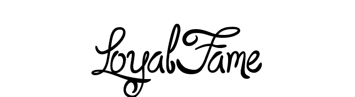 Loyal Fame  baixar fontes gratis