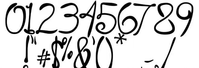 Loyal Fame Font OTHER CHARS