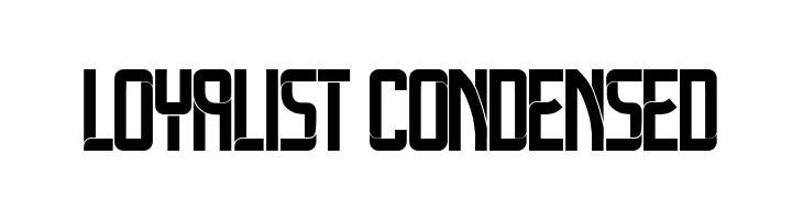 Loyalist Condensed  font caratteri gratis