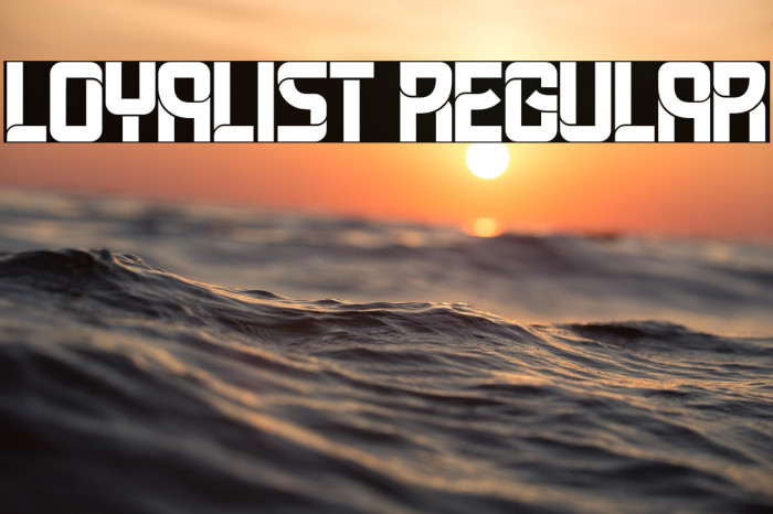 Loyalist Regular Example 3