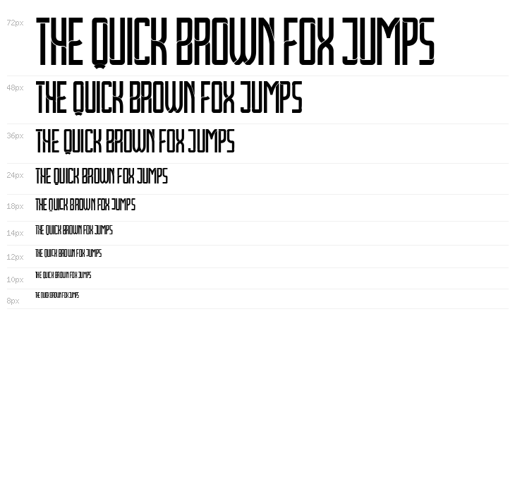 Loyalist Ultra Condensed Waterfall