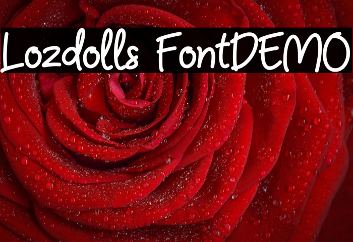 Lozdolls FontDEMO Example 3