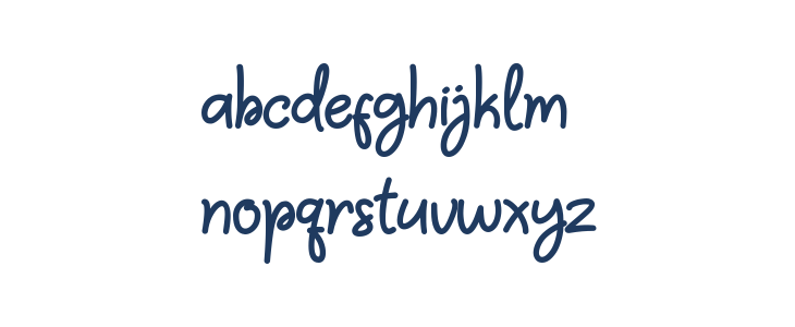 Lozdolls FontDEMO Lowercase