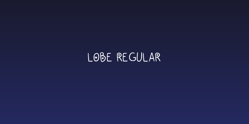 loBe Regular Social Header