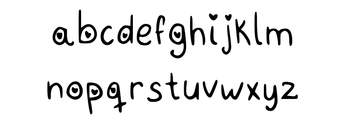 loBe Regular Font LOWERCASE