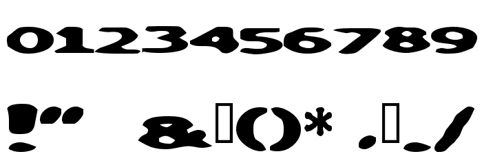 loaf Font OTHER CHARS