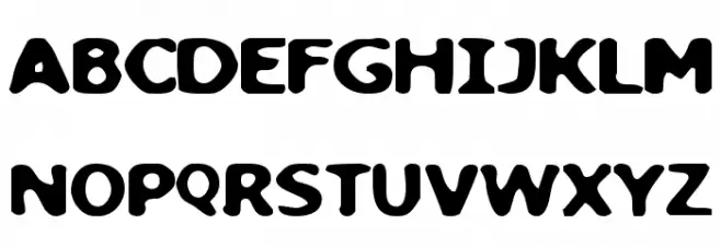 loaf Font UPPERCASE