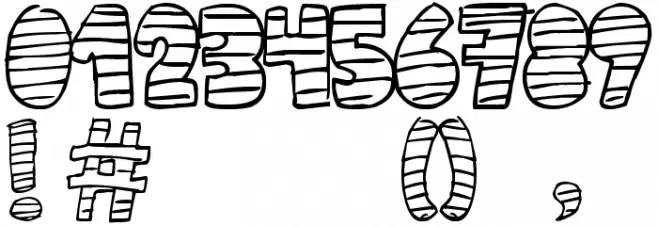 loco tv Font OTHER CHARS