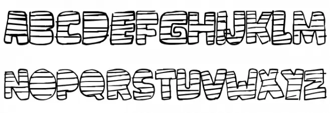 loco tv Schriftart Kleinbuchstaben