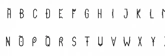 loco Font Litere mari
