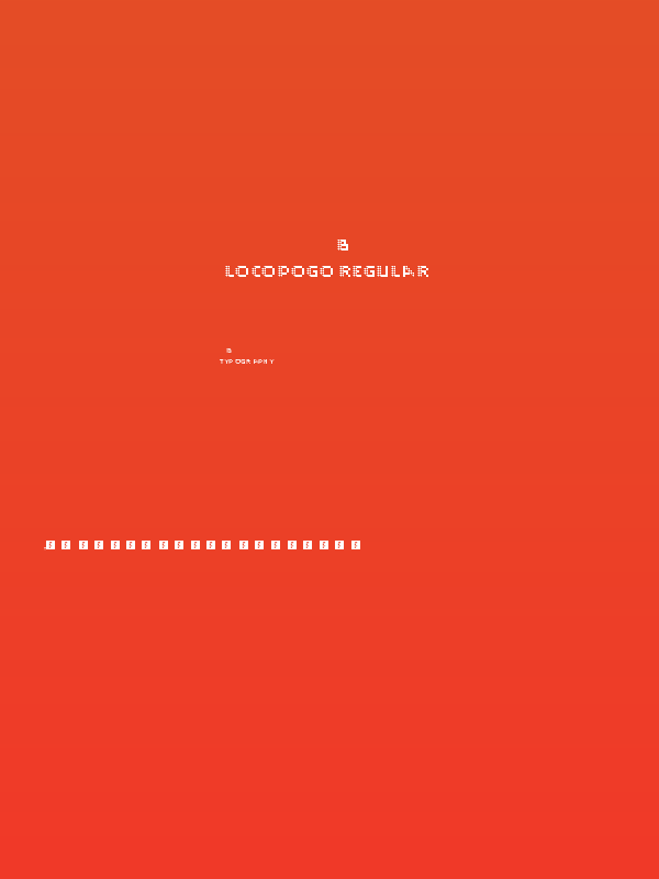 locopogo Regular Poster