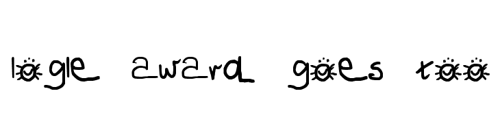 logie award goes too Font