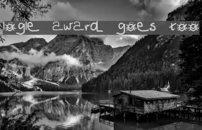 logie award goes too Font examples