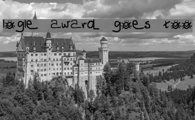 logie award goes too Font examples