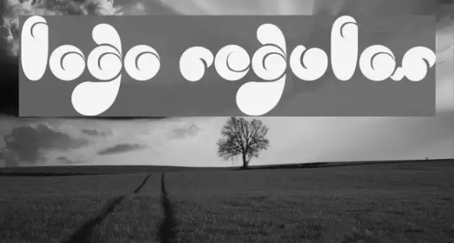 logo Regular Font examples