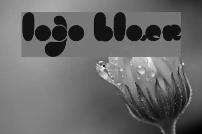 logo black Schriftart examples