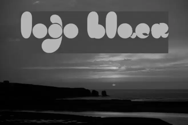 logo black Schriftart examples