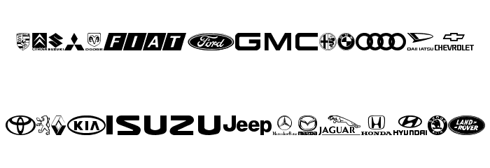logocarsbats tfb Font LOWERCASE