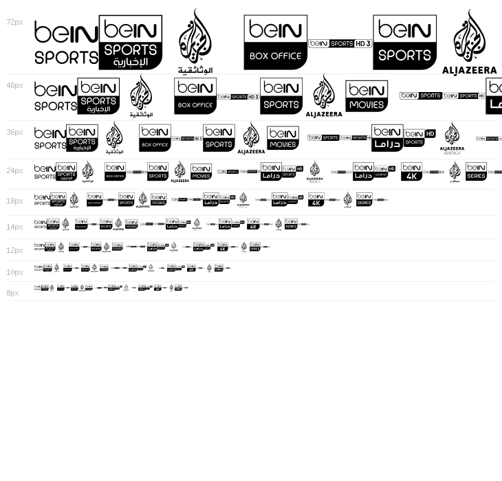 logos bein aljazeera Waterfall