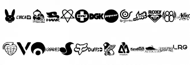 logoskate 2.0 Fonte MAIÚSCULAS