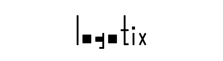 logotix  नि: शुल्क फ़ॉन्ट्स डाउनलोड