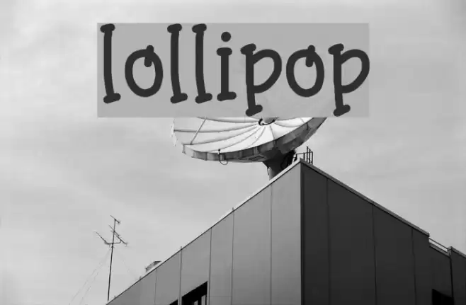 lollipop Font examples