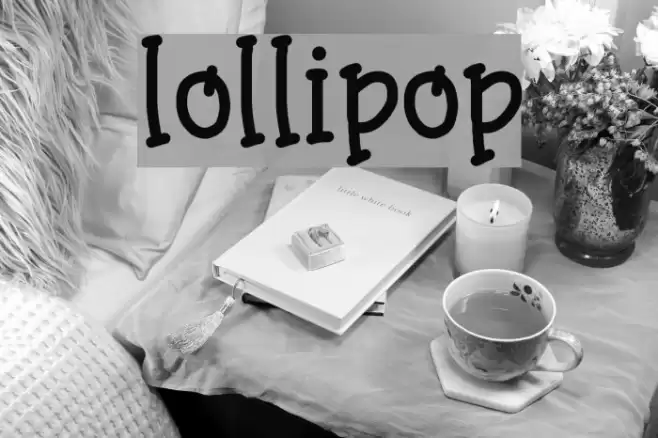 lollipop Font examples