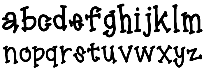 lollipop Font LOWERCASE