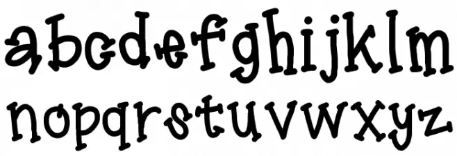 lollipop Font LOWERCASE