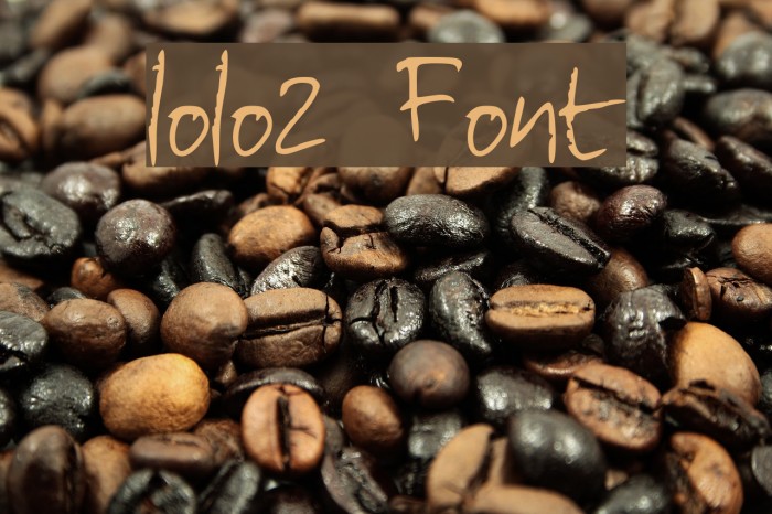 lolo2 Font examples