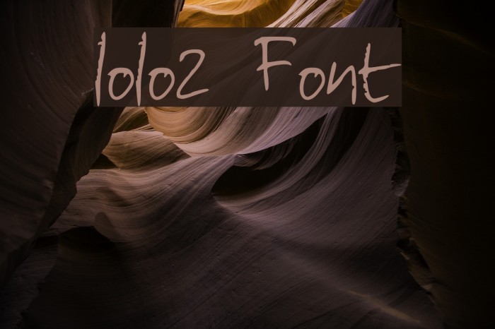 lolo2 Font examples