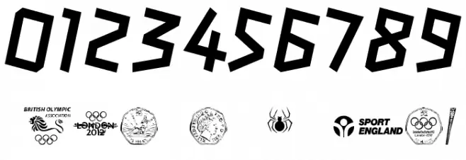 london 2012 Font Alte caractere