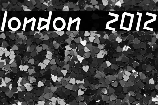 london 2012 Font examples